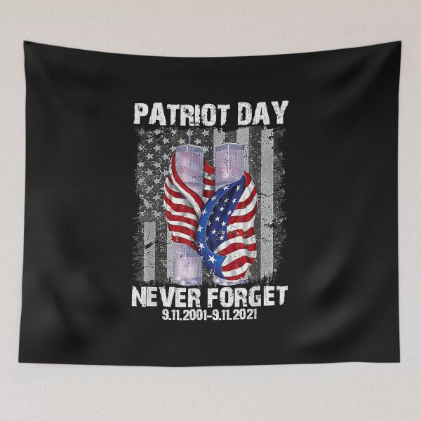 Item preview, Never Forget 911 20th Anniversary American Flag Vintage  designed and sold by HelenMaryF.