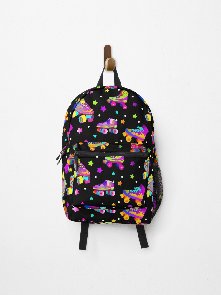 Thumbnail 1 of 3, Backpack, Roller Skates Colorful Pattern designed and sold by mrhighsky.