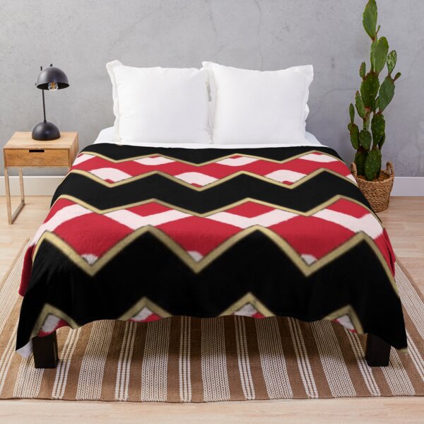 Item preview, Black and red chevron designed and sold by Rritu.