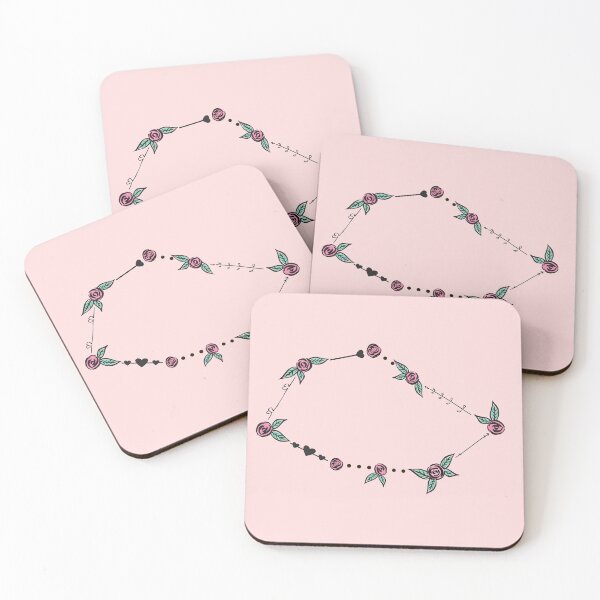 Item preview, Vela (Sails) Constellation Roses and Hearts Doodle designed and sold by EndlessDoodles.