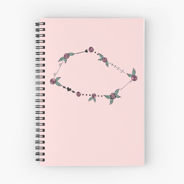 Item preview, Vela (velas) Constelación de rosas y corazones Doodle designed and sold by EndlessDoodles.