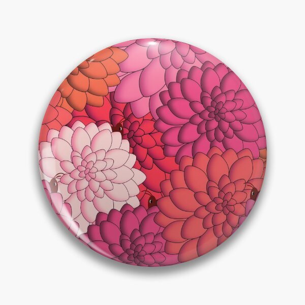 Item preview, Seasons - Summer Dahlias & Grasshoppers designed and sold by PoppyPod.