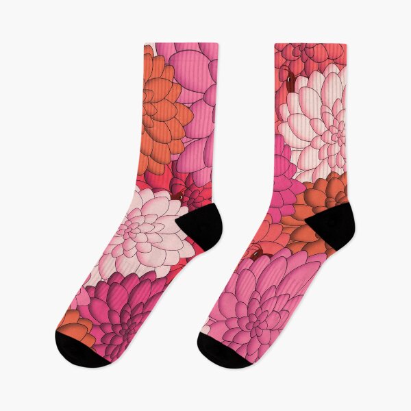 Item preview, Seasons - Summer Dahlias & Grasshoppers designed and sold by PoppyPod.