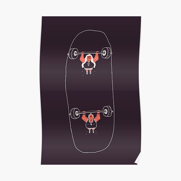 Heavyweight Skateboarding Poster