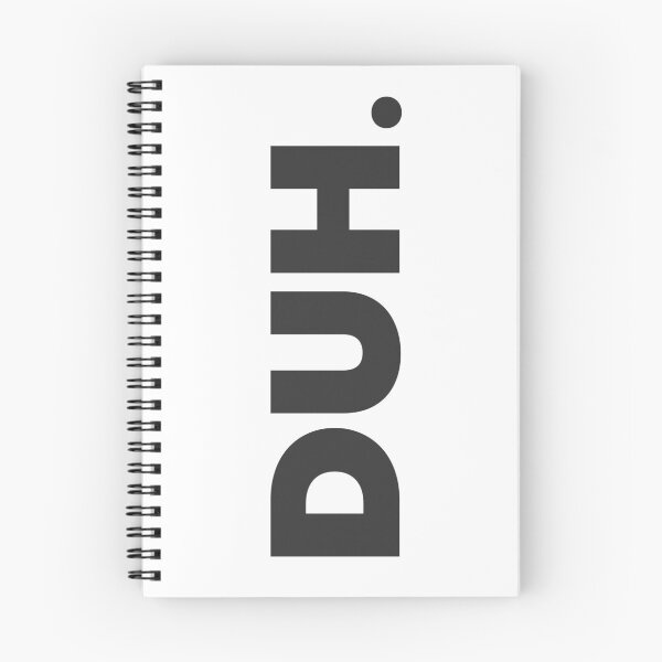 Item preview, Black DUH Text  designed and sold by Black Maverik Estore.