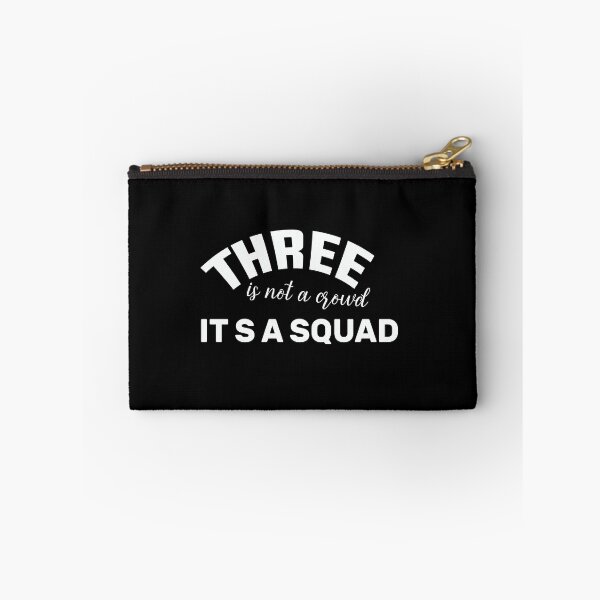 Item preview, Three Is Not A Crowd It's A Squad, Funny Tee, Fathers Day Gift for Doctors2021 : gift for girl-gift for mom - gift for sister designed and sold by charaf19.