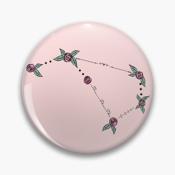 Item preview, Volans (Flying Fish) Constellation Roses and Hearts Doodle designed and sold by EndlessDoodles.