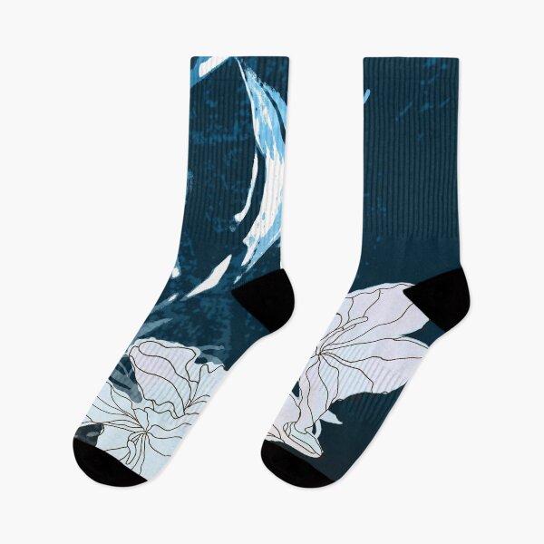 Item preview, Abstract blue and brown flora designed and sold by jeanyun48.