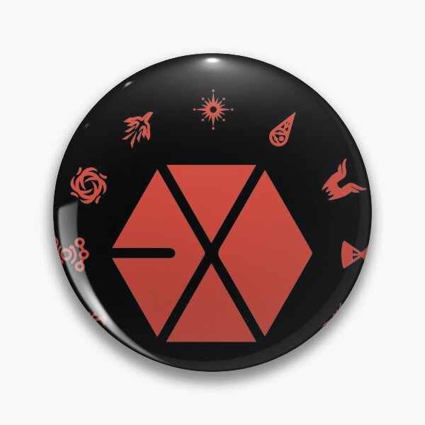 Item preview, EXO Logo Kpop Group Members designed and sold by Piosenka Art.