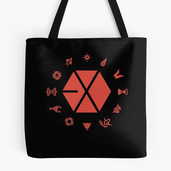 Item preview, EXO Logo Kpop Group Members designed and sold by Piosenka Art.