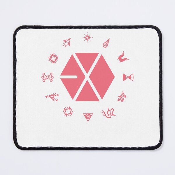 Item preview, EXO Logo Kpop Group Members designed and sold by Piosenka Art.