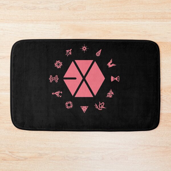 Item preview, EXO Logo Kpop Group Members designed and sold by Piosenka Art.