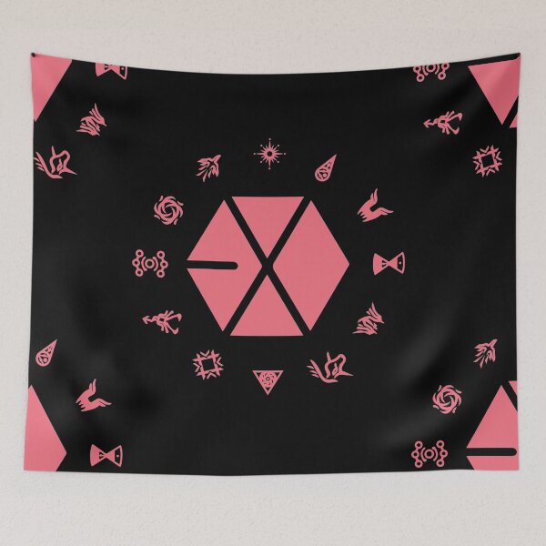 Item preview, EXO Logo Kpop Group Members designed and sold by Piosenka Art.