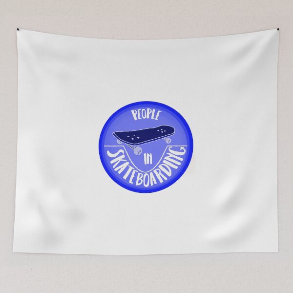 Item preview, People In Skateboarding (Blue) designed and sold by jaybooysen28.