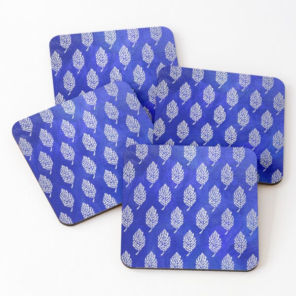 Item preview, Metallic accent leaf with stormy textured pattern designed and sold by DesignGardenia.