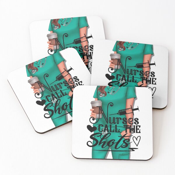 Item preview, Nurses call the shots designed and sold by craftduck.