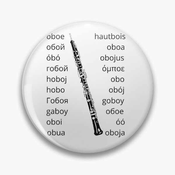 Item preview, Oboe in Many Languages designed and sold by Ric1926.