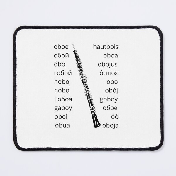 Item preview, Oboe in Many Languages designed and sold by Ric1926.