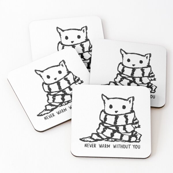 Item preview, Cute Cats T-ShirtNever Warm Without You designed and sold by CollyAsban.