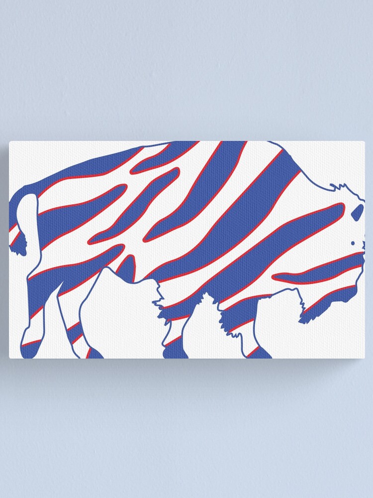 Buffalo Zubaz Canvas Print By Sevenonesix Redbubble