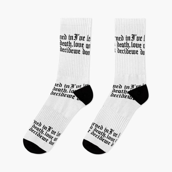 Item preview, I've learned in love and death, we don't decide designed and sold by PeterHarperia.