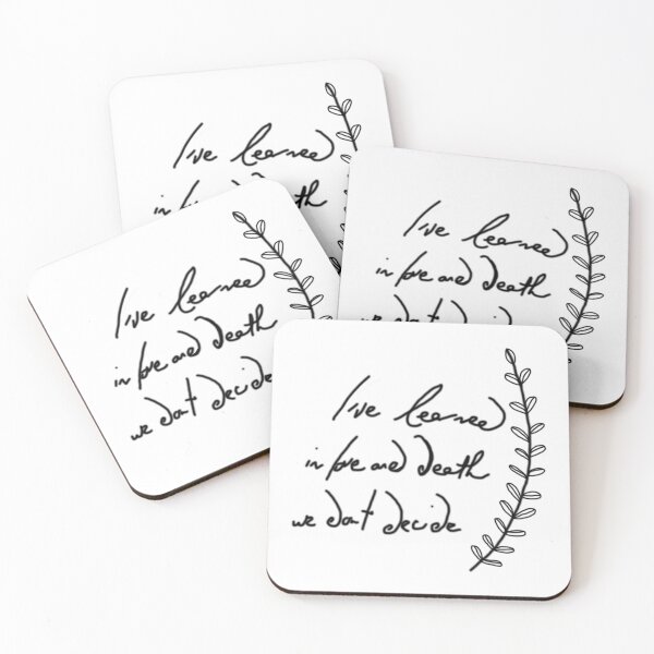 Item preview, In love and death we don't decide designed and sold by PeterHarperia.