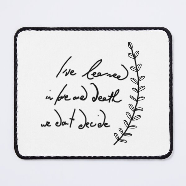 Item preview, In love and death we don't decide designed and sold by PeterHarperia.