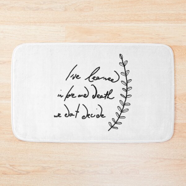 Item preview, In love and death we don't decide designed and sold by PeterHarperia.