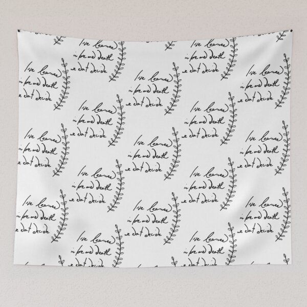 Item preview, In love and death we don't decide designed and sold by PeterHarperia.