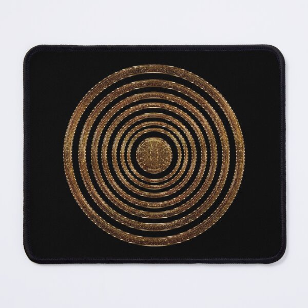 Item preview, Gold glitter circles - abstract pattern designed and sold by Xarah.