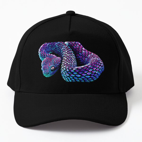 Bush viper - atheris hispida snake Baseball Cap