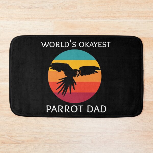 Item preview, World's Okayest Parrot Dad designed and sold by ojdart.