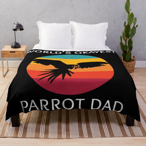 Item preview, World's Okayest Parrot Dad designed and sold by ojdart.