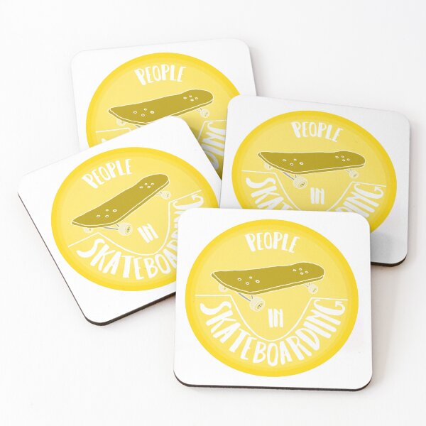 Item preview, People In Skateboarding (Yellow) designed and sold by jaybooysen28.