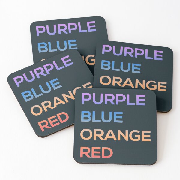 Item preview, Purple, Blue, Orange, Red Classic designed and sold by PeterHarperia.