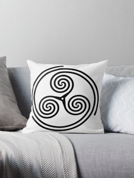 Item preview, Celtic Spiral / Triskele - Triple Spiral Symbol (Clear) designed and sold by undaememe.