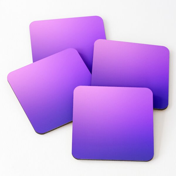 Purple And Blue 2 Coasters (Set of 4)