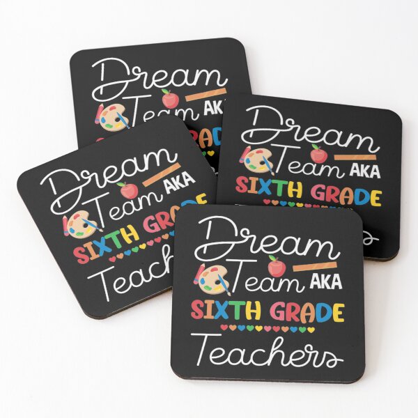 Artikelvorschau, Sixth Grade T-ShirtDream Team Sixth Grade Back To School entworfen und verkauft von CollyAsban.