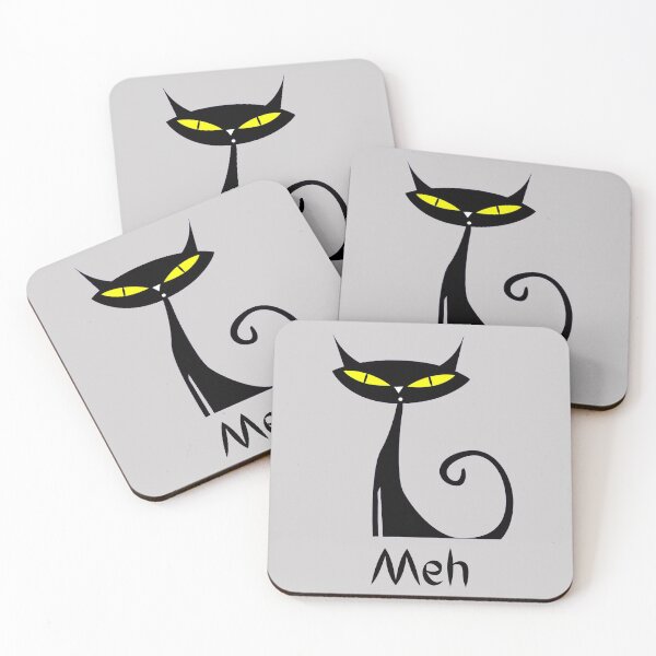 Item preview, funny meh cat designed and sold by Tremendo.
