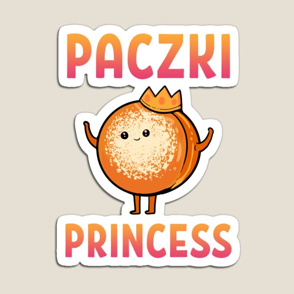Item preview, Cute Paczki Princess Polish Dessert Dyngus Day designed and sold by ColorDreamer.