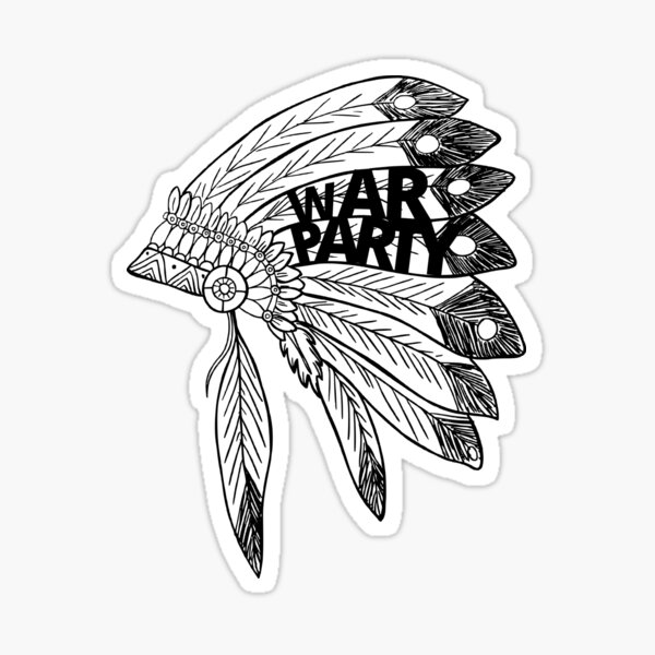 war party Sticker