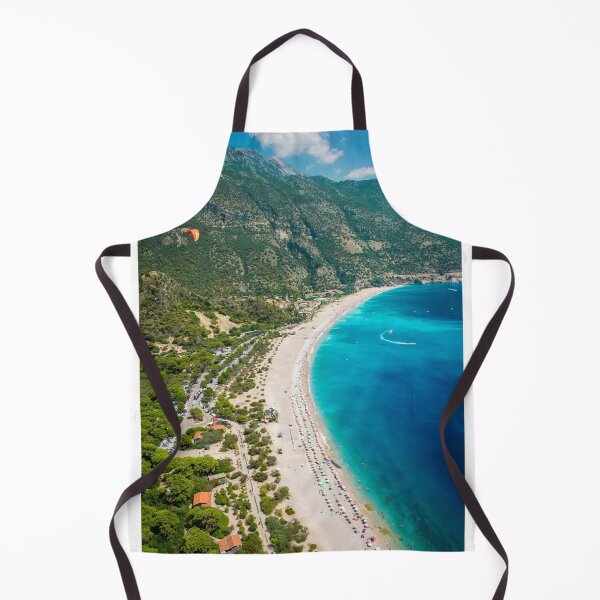 Artikelvorschau, Aerial view of beach in Oludeniz, Turkey entworfen und verkauft von Mikołaj Niemczewski.