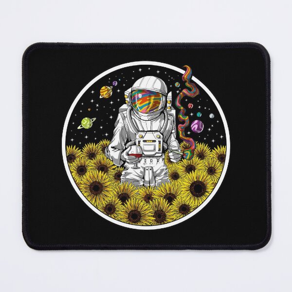 Item preview, Psychedelic Astronaut Sunflowers designed and sold by underheaven.