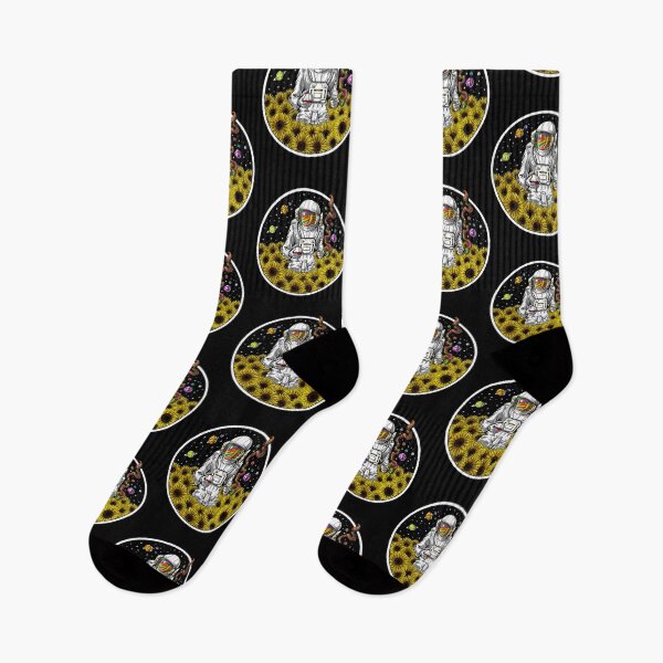 Item preview, Psychedelic Astronaut Sunflowers designed and sold by underheaven.