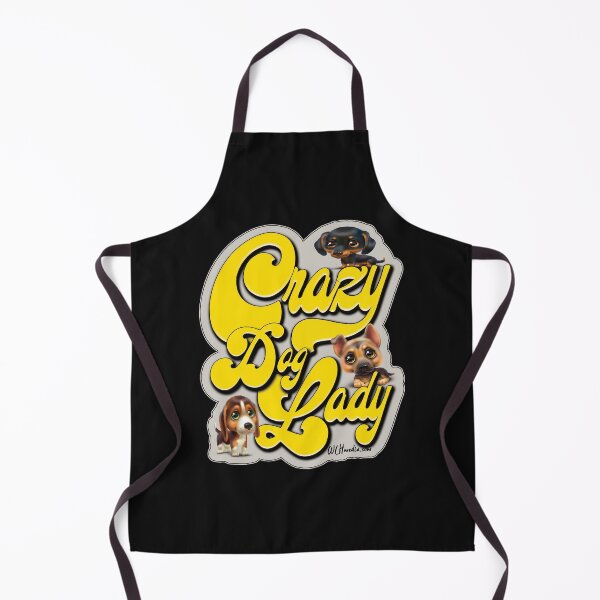 Item preview, Crazy Dog Lady Fun Gold Word Art designed and sold by WLHmedia.com .