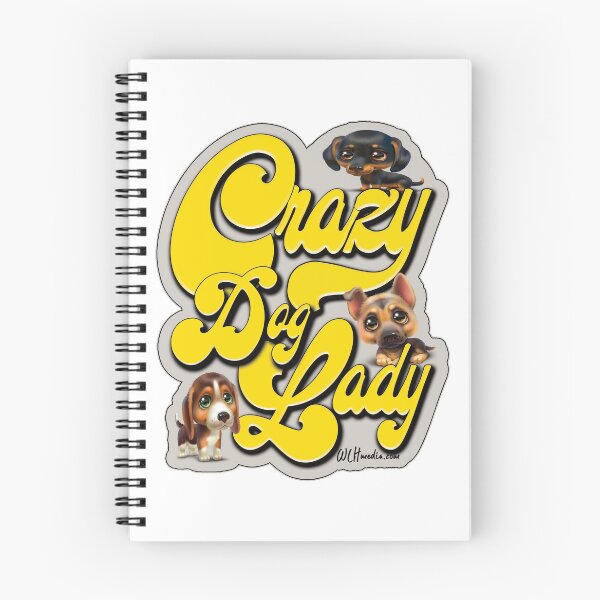 Item preview, Crazy Dog Lady Fun Gold Word Art designed and sold by WLHmedia.com .