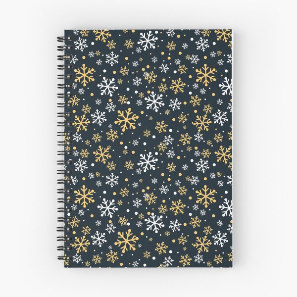 Item preview, Gold and White Snowflakes Christmas Winter Pattern designed and sold by mrhighsky.