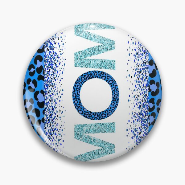 Item preview, Mother halfway between  blue crystal tiger stripes designed and sold by Shawa Shop.
