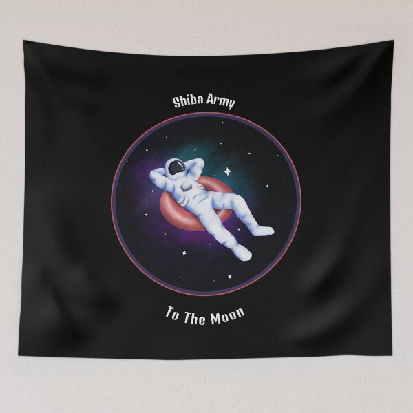 Item preview, Shiba Army- To the moon designed and sold by S-K-A-T-E.