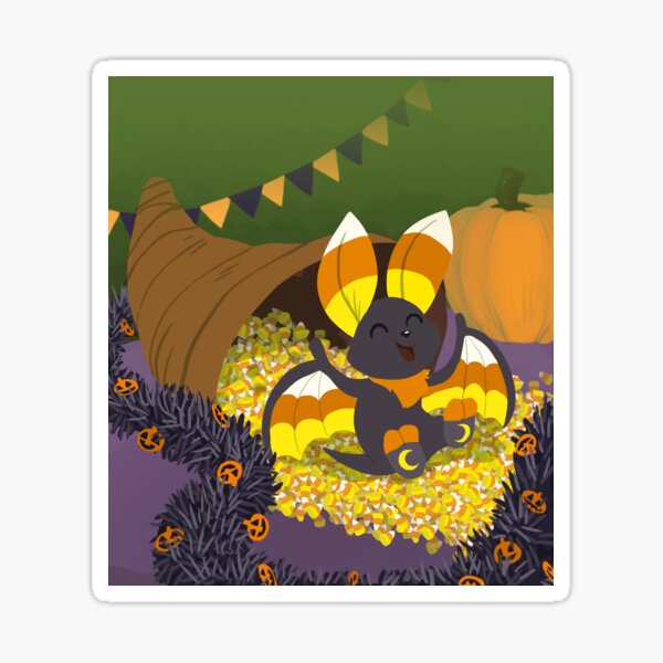 Candy Cornucopia Sticker